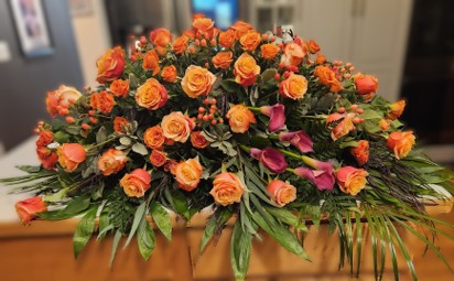 A Life Remembered Casket Spray