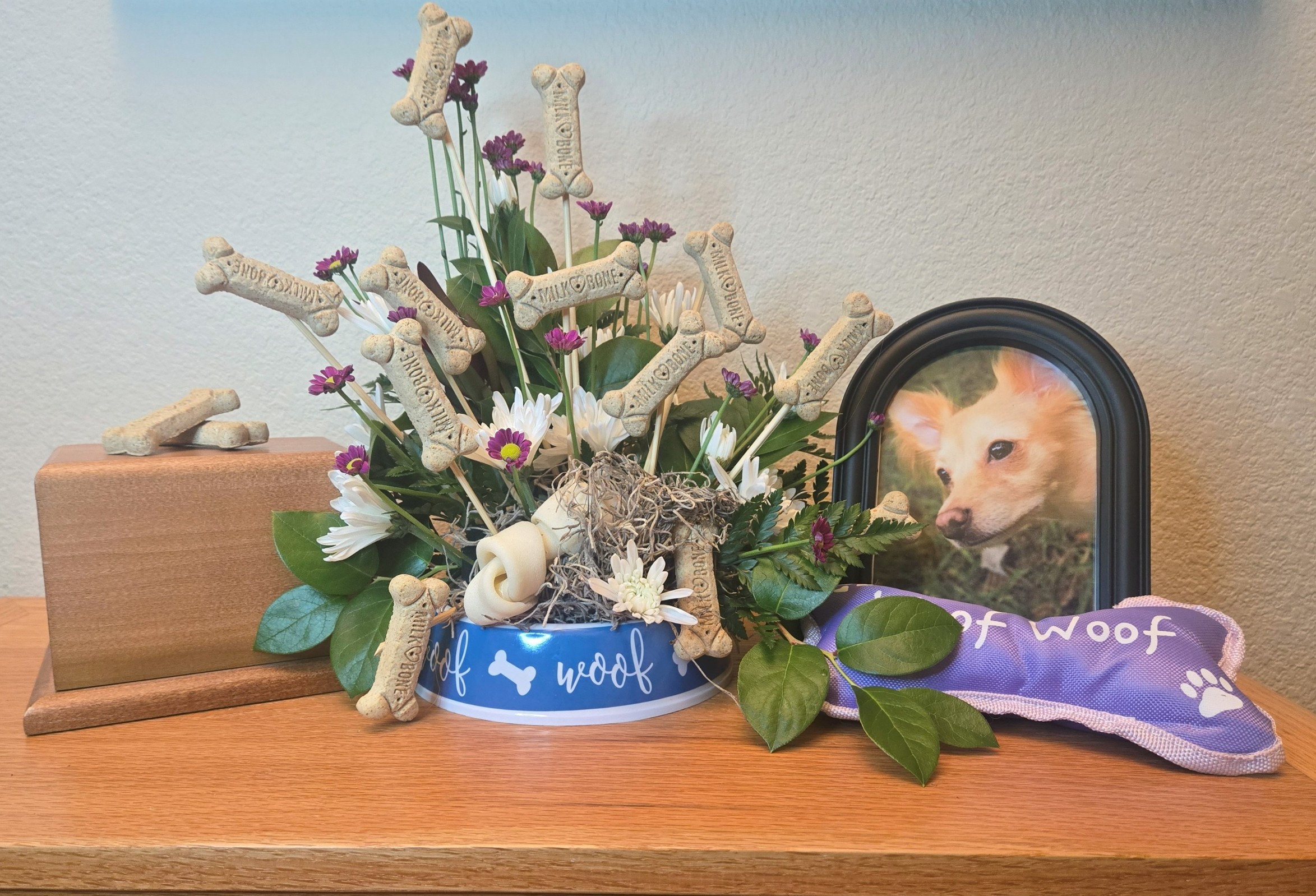 Pet Tribute memorial floral design